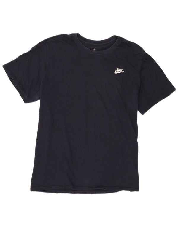 Nike T-shirt top til mænd 2XL marineblå bomuld