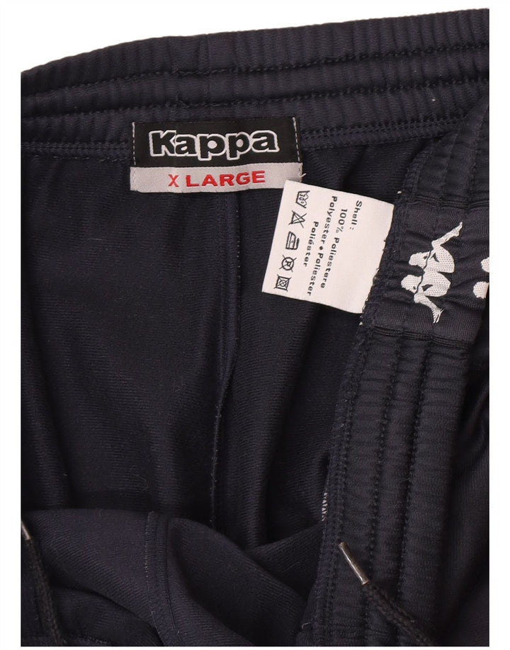 Kappa Herre grafisk træningsdragt bukser XL marineblå polyester