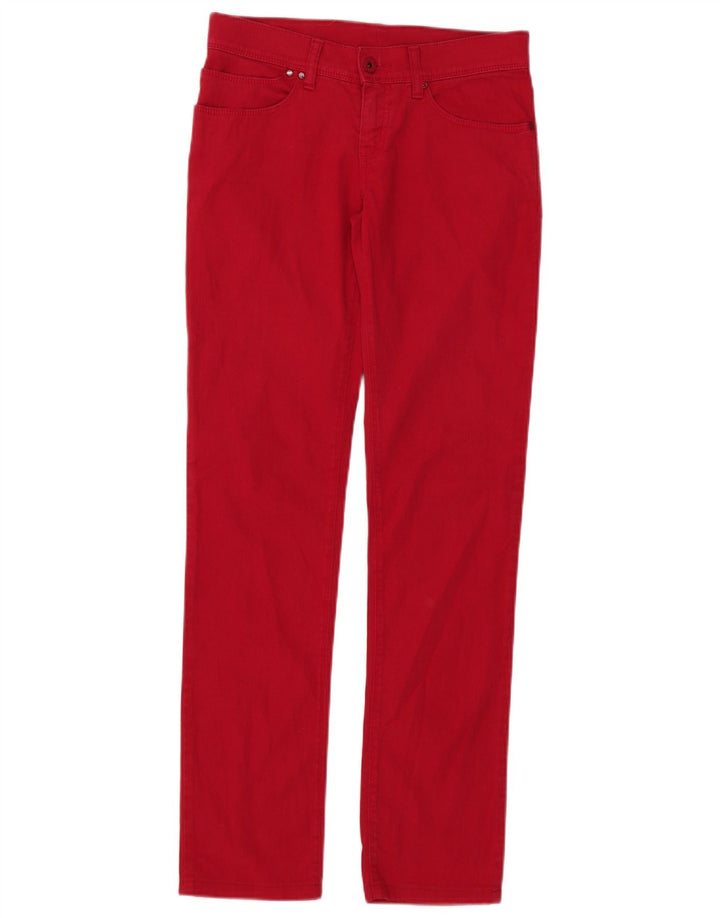 ARMANI Slim Jeans til kvinder W29 L30 rød bomuld