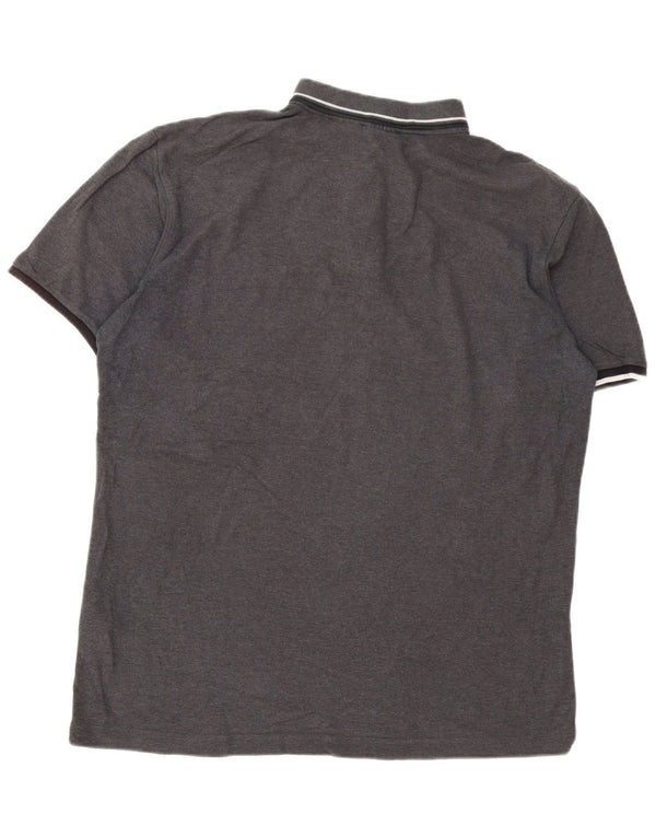 FILA Poloskjorte til mænd XL Grå Bomuld