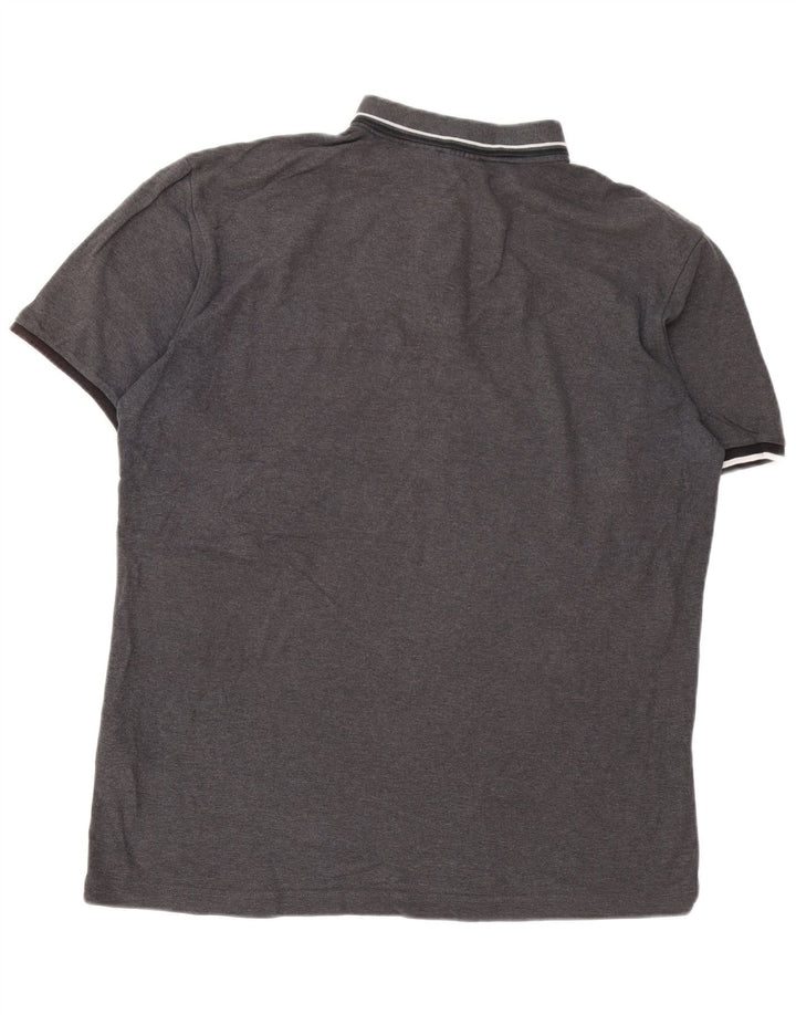 FILA Poloskjorte til mænd XL Grå Bomuld