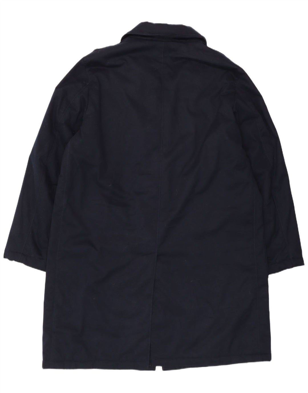 Valentino Herre Overfrakke IT 52 XL Marineblå Polyester