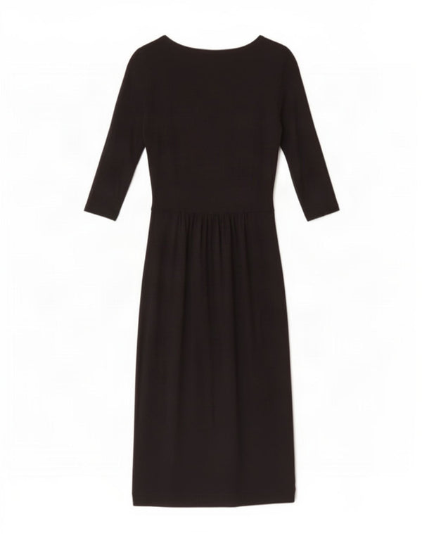 Penny Black Dame Langærmet Skede Kjole UK 8 Small Viscose