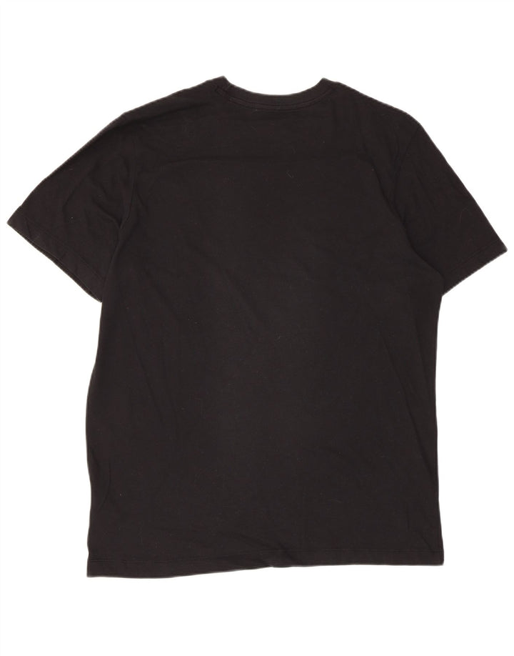 Nike Herre Dri Fit T-shirt Top Medium Sort Bomuld