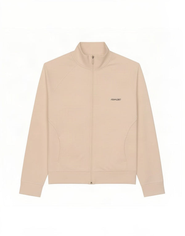 Reebok Womens træningsdragt topjakke UK 16 Stor hvid bomuld