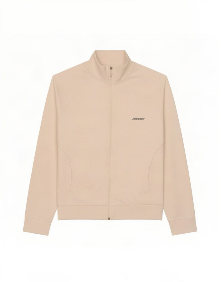 Reebok Womens træningsdragt topjakke UK 16 Stor hvid bomuld