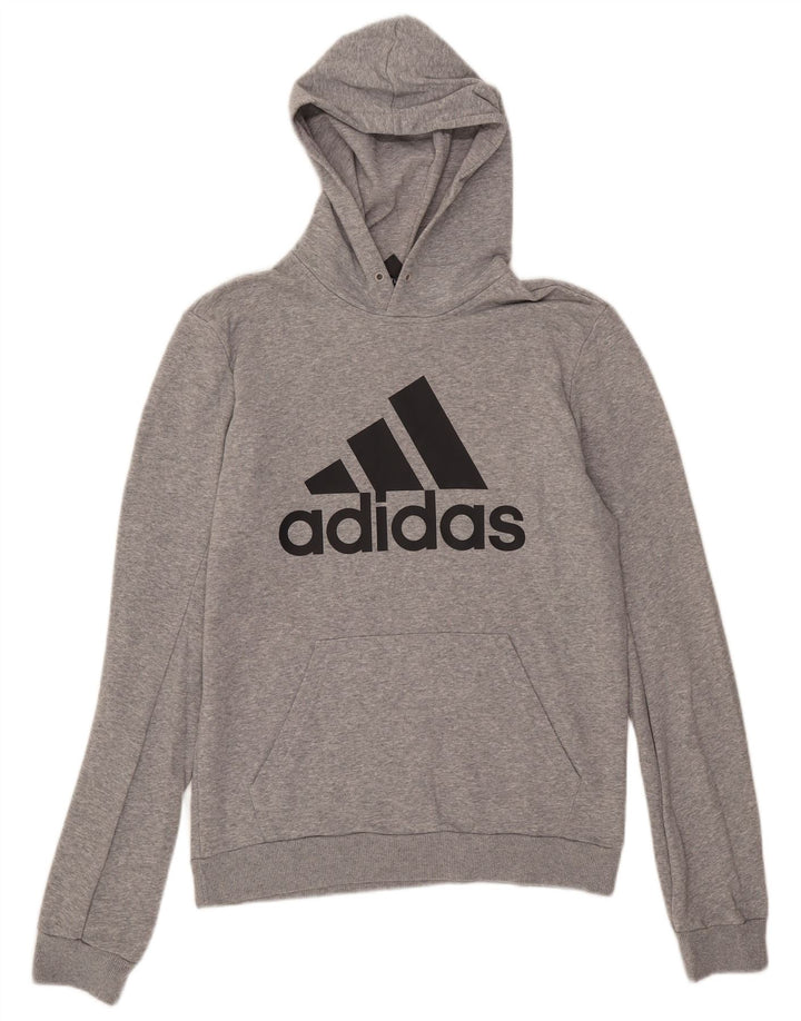 Adidas Herre hættetrøje Jumper Medium Grey Bomuld