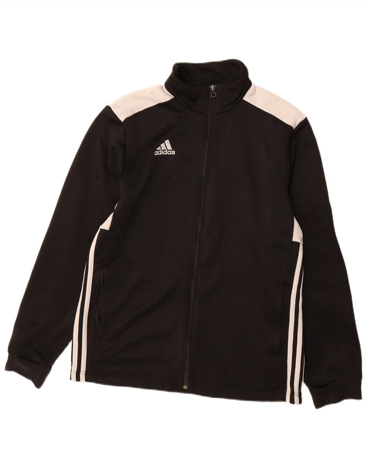 ADIDAS Træningsdragt til mænd, topjakke, stor sort Colourblock Polyester