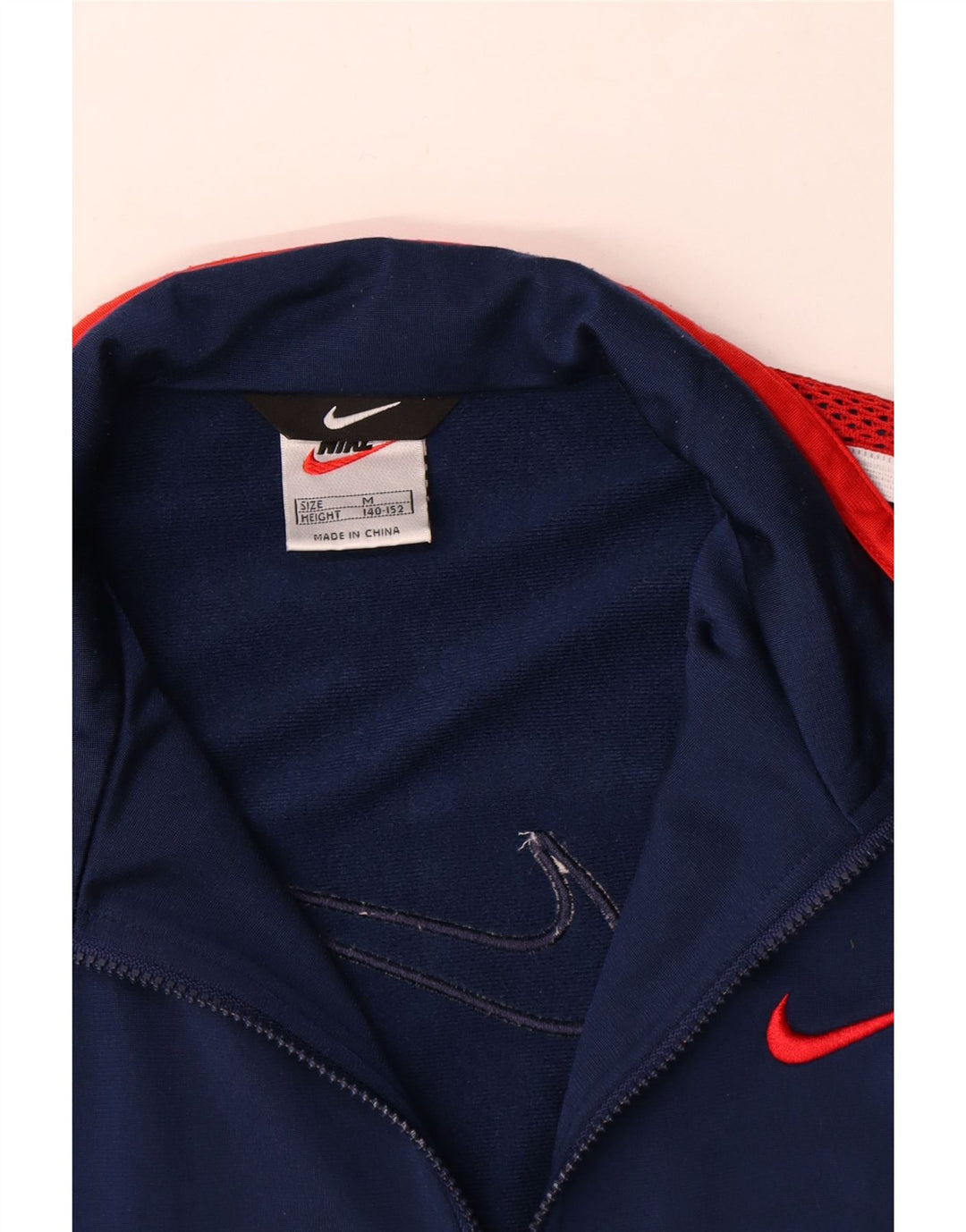 Nike træningsdragt topjakke til drenge 10-11 år Medium Navy Blue Colourblock