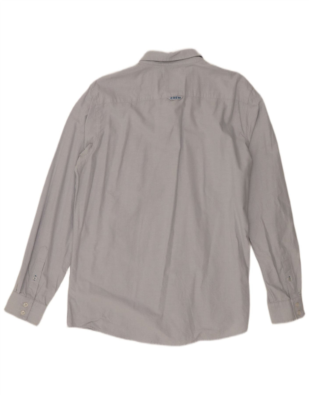 Besætningstøj Herre Slim Fit skjorte Medium blå bomuld