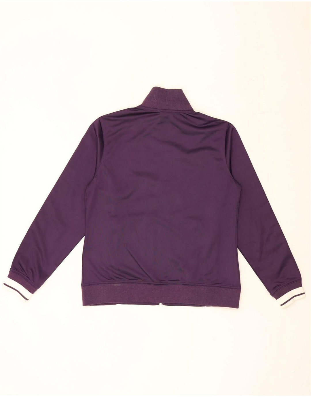 Asics træningsdragt topjakke til kvinder UK 14 Stor lilla Colourblock Polyester