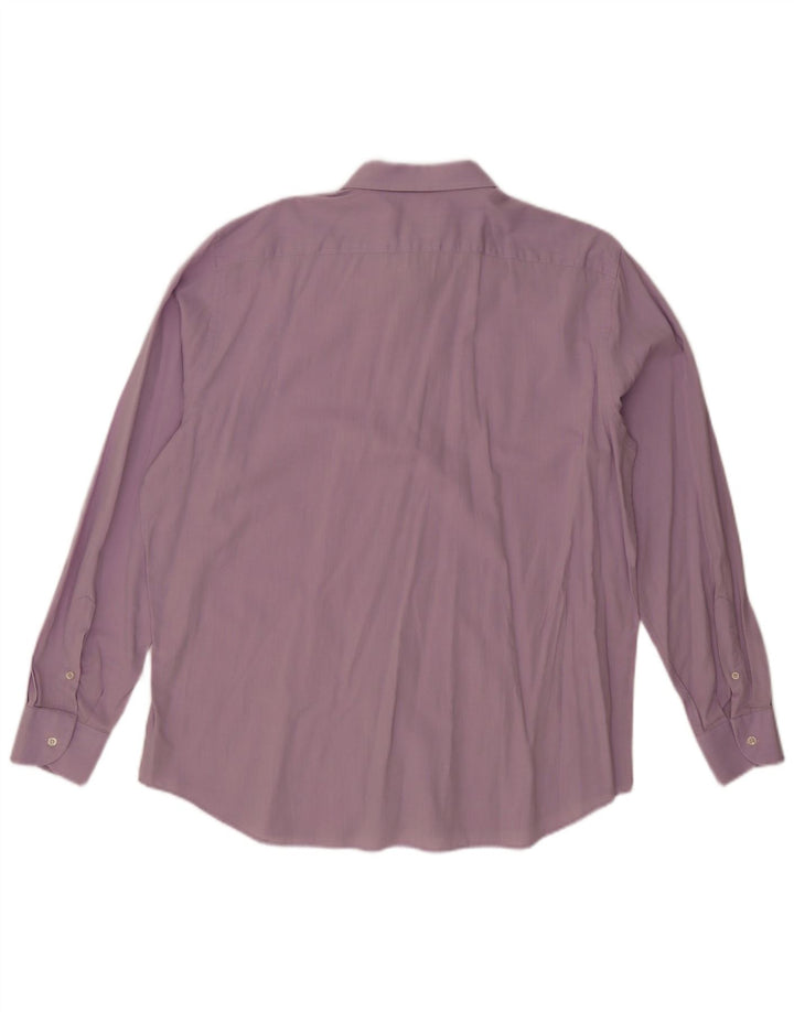 Roccobarocco Herreskjorte Str 45 18 2XL Lilla