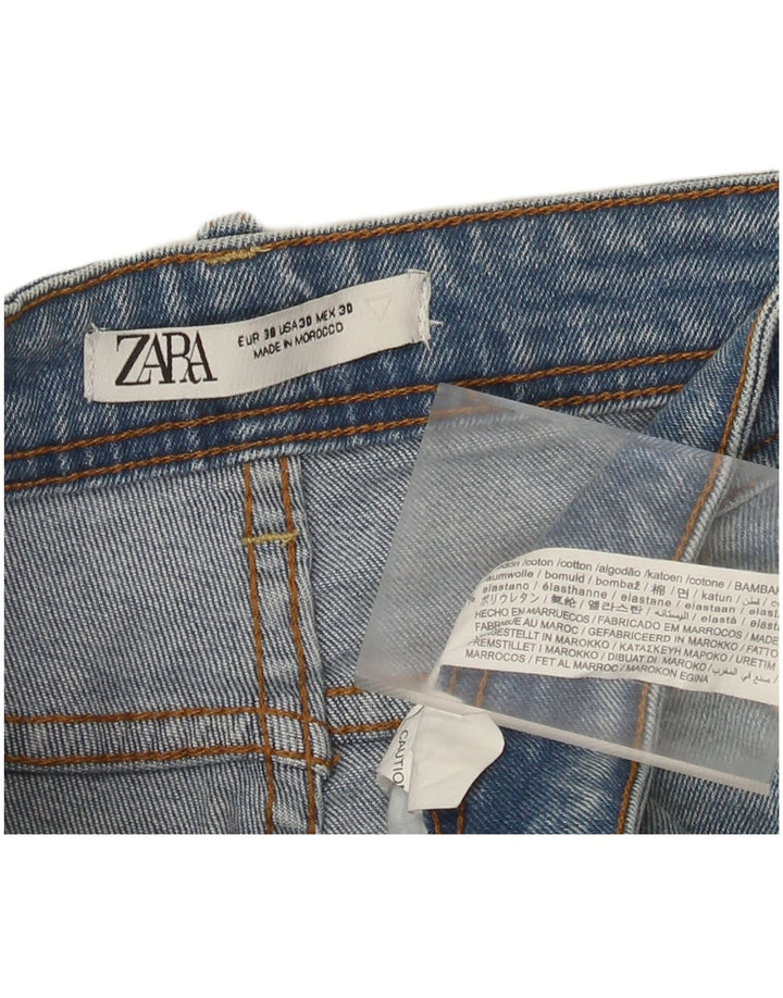 Zara Herre Denim Shorts EU 38 Small W30 Blue Cotton