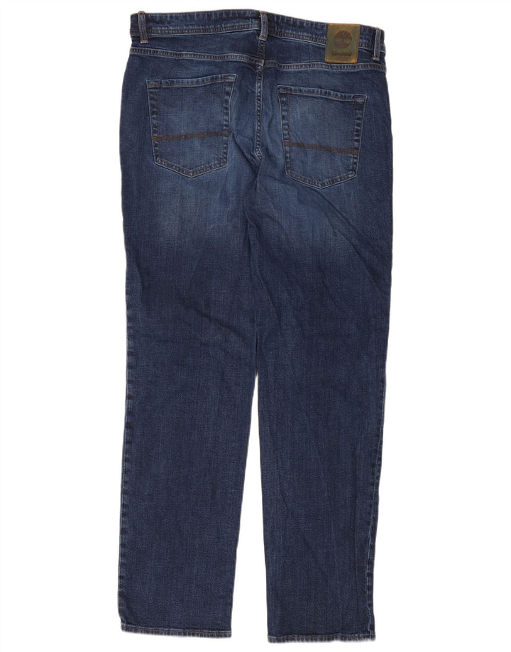 Timberland Straight Jeans til mænd W36 L34 Marineblå bomuld