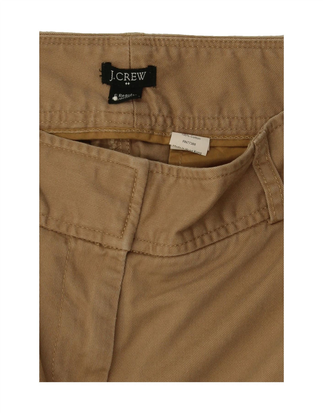 J. CREW Womens Bootcut Casual Trousers US 6 Medium W30 L32 Beige Cotton Vintage J. Crew and Second-Hand J. Crew from Messina Hembry 
