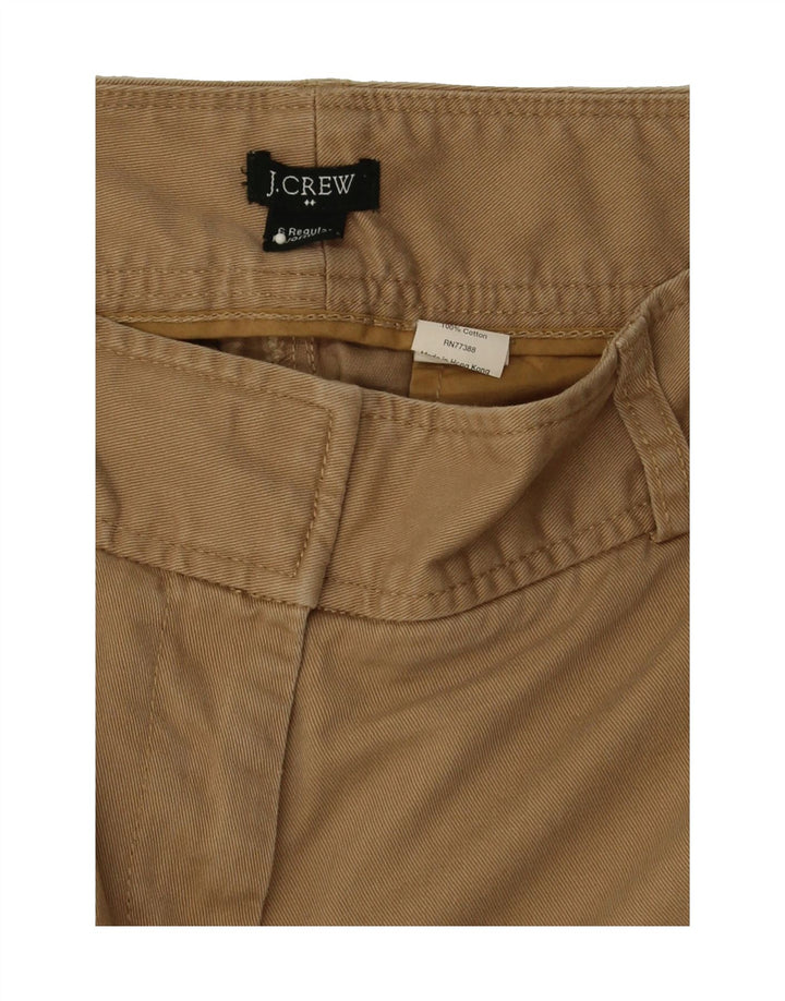 J. CREW Womens Bootcut Casual Trousers US 6 Medium W30 L32 Beige Cotton Vintage J. Crew and Second-Hand J. Crew from Messina Hembry 