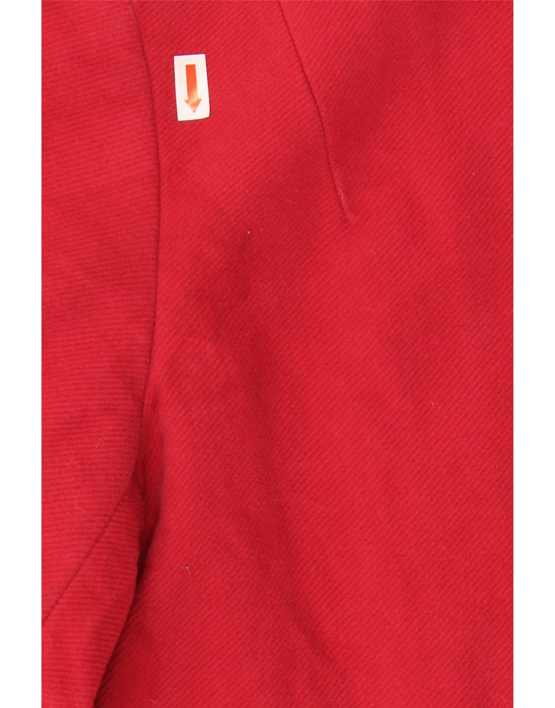 WS Womens Overcoat UK 12 Medium Red Cotton