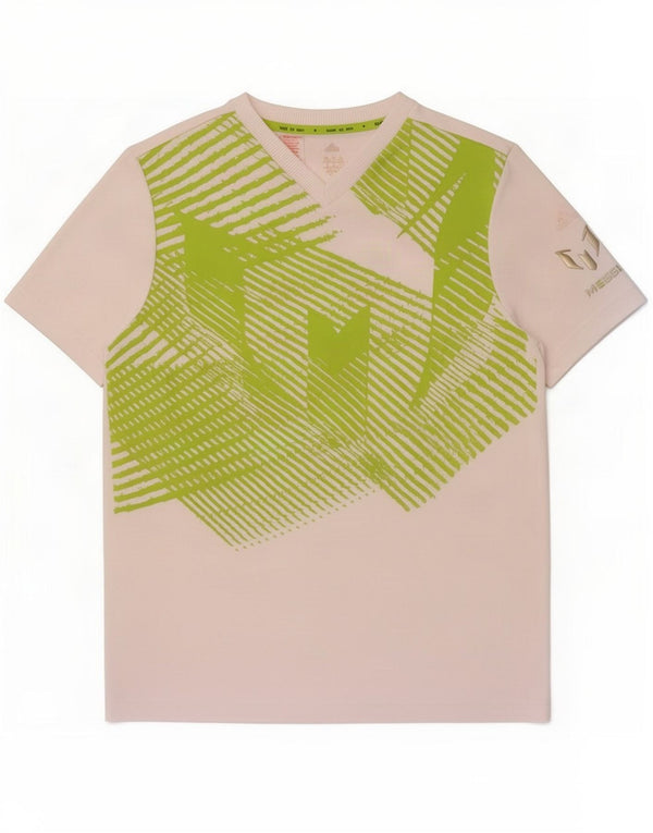 Adidas Boys Climalite Graphic T-Shirt Top 13-14 år Hvid Polyester