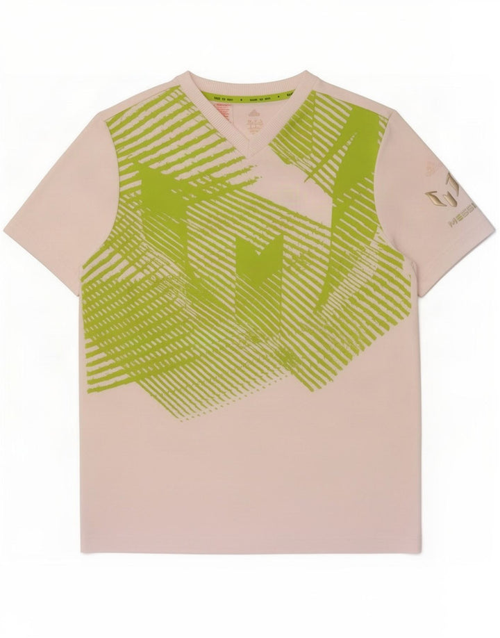 Adidas Boys Climalite Graphic T-Shirt Top 13-14 år Hvid Polyester