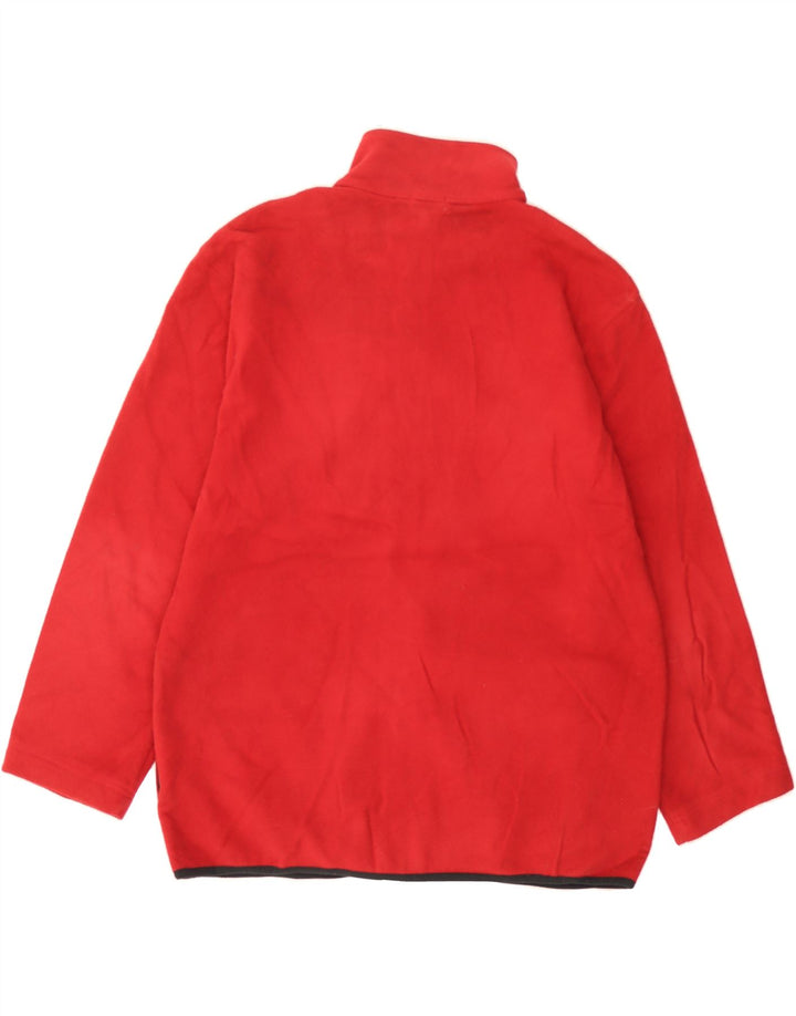 IZOD Mens Fleece Jacket UK 40 Large Red Polyester Vintage Izod and Second-Hand Izod from Messina Hembry 