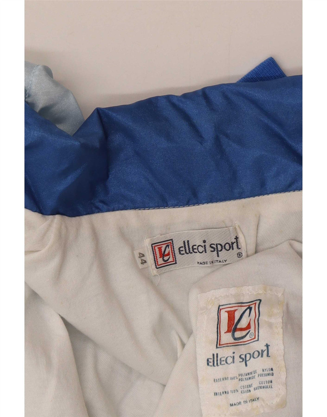Vintage oversize træningsdragt til kvinder IT 44 Medium Blue Colourblock