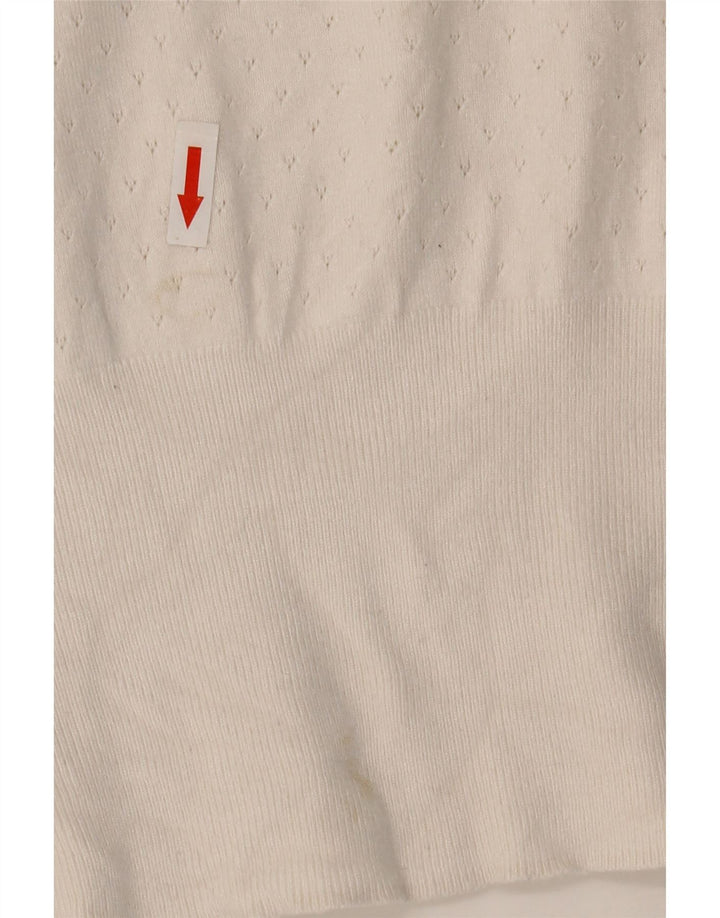 Marks & Spencer Dame sweater med rund hals DK 14 Medium Off White