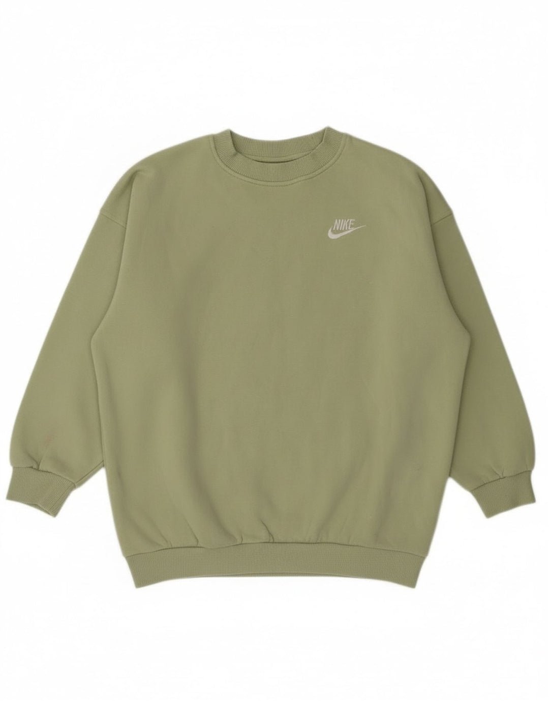 Nike Girl Sweatshirt Jumper 10-11 år Medium Grøn Bomuld