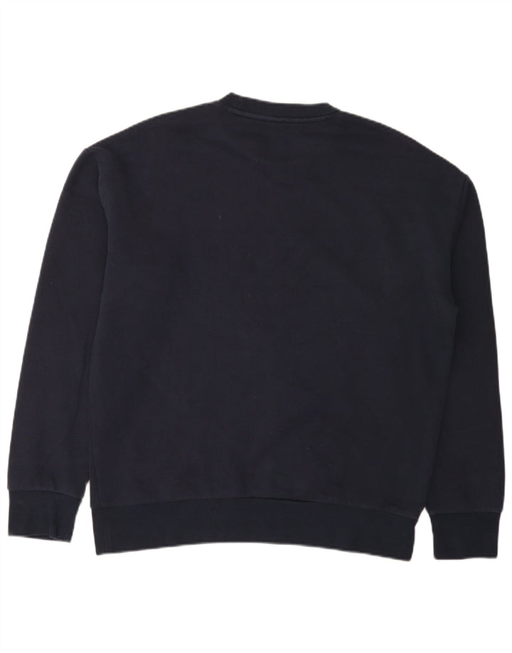 Champion Herre Grafisk Sweatshirt Jumper Medium Sort