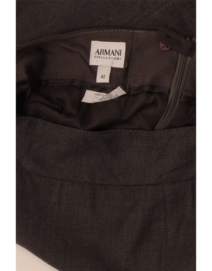 Armani Collezioni Dame Pencil Skirt IT 42 Medium W28 Grå