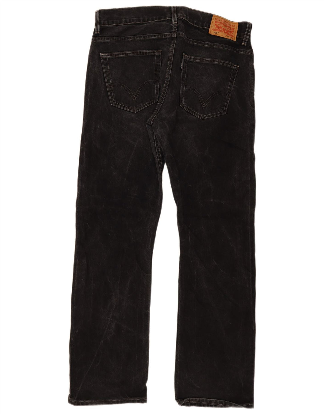 Levi's Herre 506 Straight Jeans W36 L32 Sort