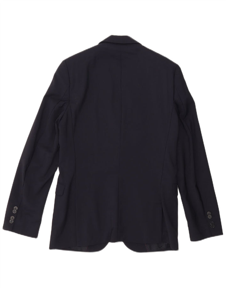Hugo Boss Herre 2-knaps blazerjakke EU 46 Small Navy Blue