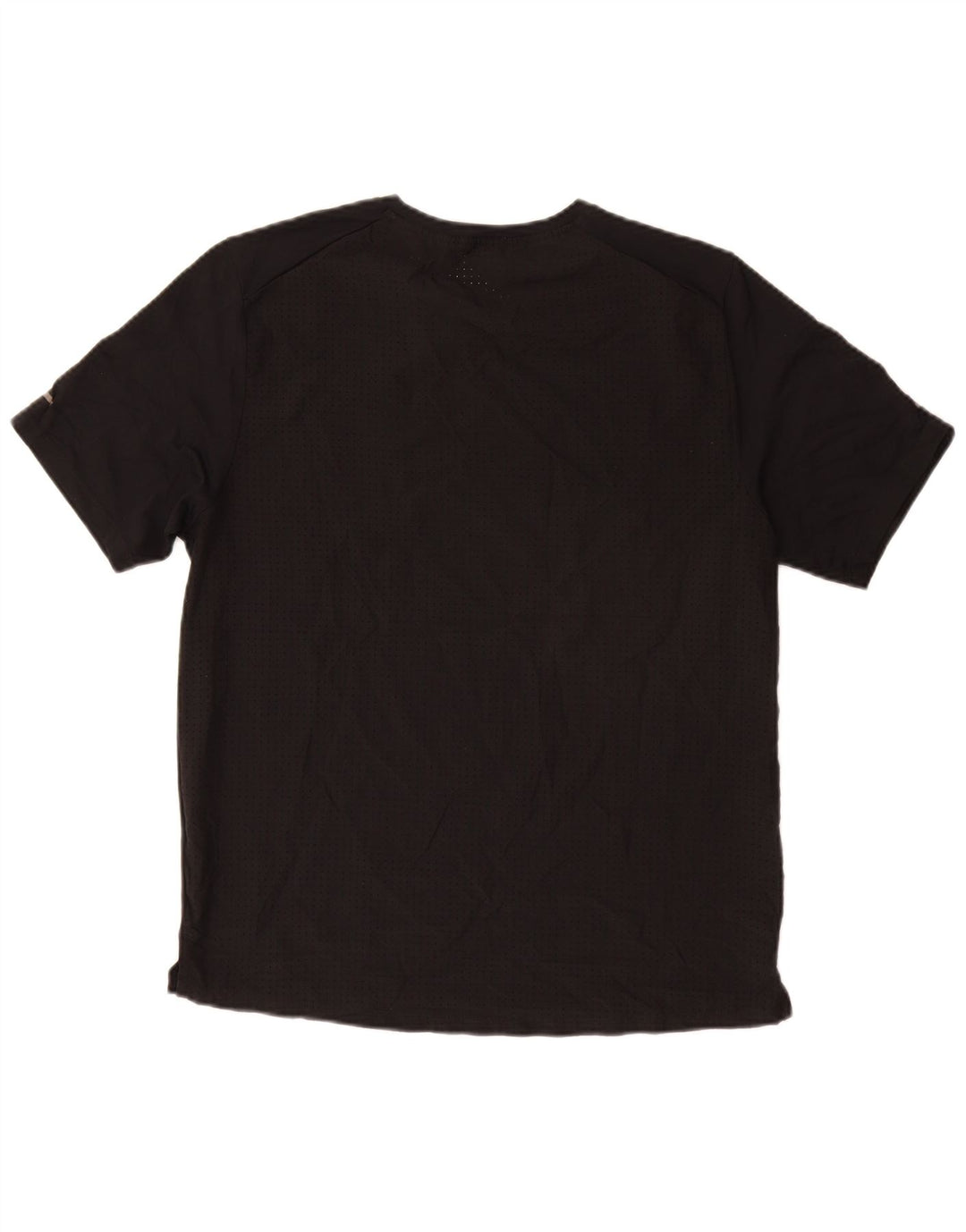 NIKE Herre Dri Fit grafisk T-shirt Top Medium Sort Polyester