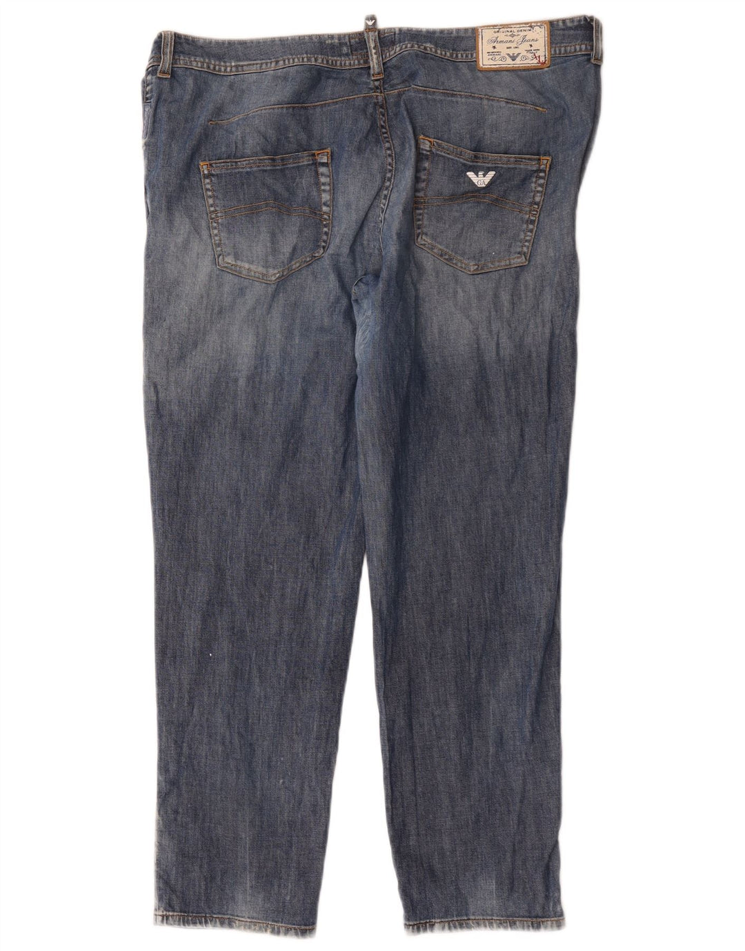 Armani Dame Slim Jeans W32 L27 Blå Bomuld