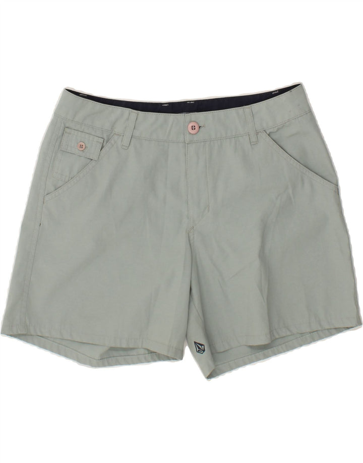 VOLCOM Womens Chino Shorts US 6 Medium W32 Grey Vintage Volcom and Second-Hand Volcom from Messina Hembry 