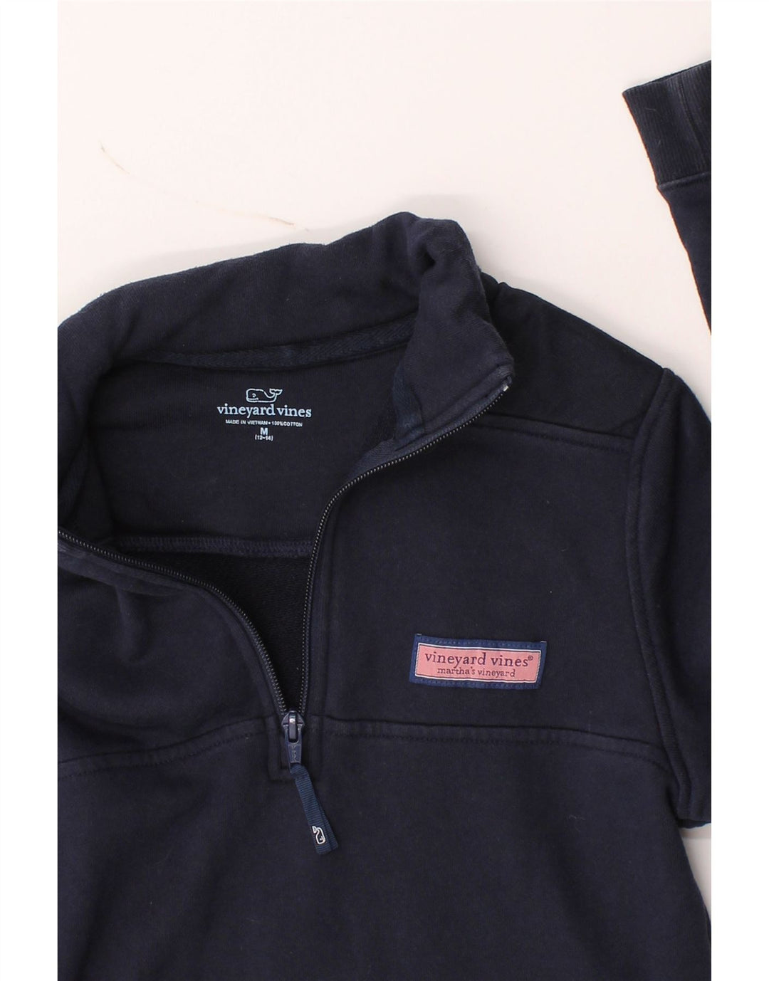 VINEYARD VINES Boys Sweatshirt Jumper 12-13 Years Medium  Navy Blue Vintage Vineyard Vines and Second-Hand Vineyard Vines from Messina Hembry 