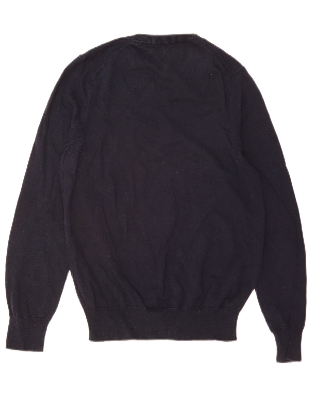 Marks & Spencer Herre V-hals sweater lille marineblå bomuld
