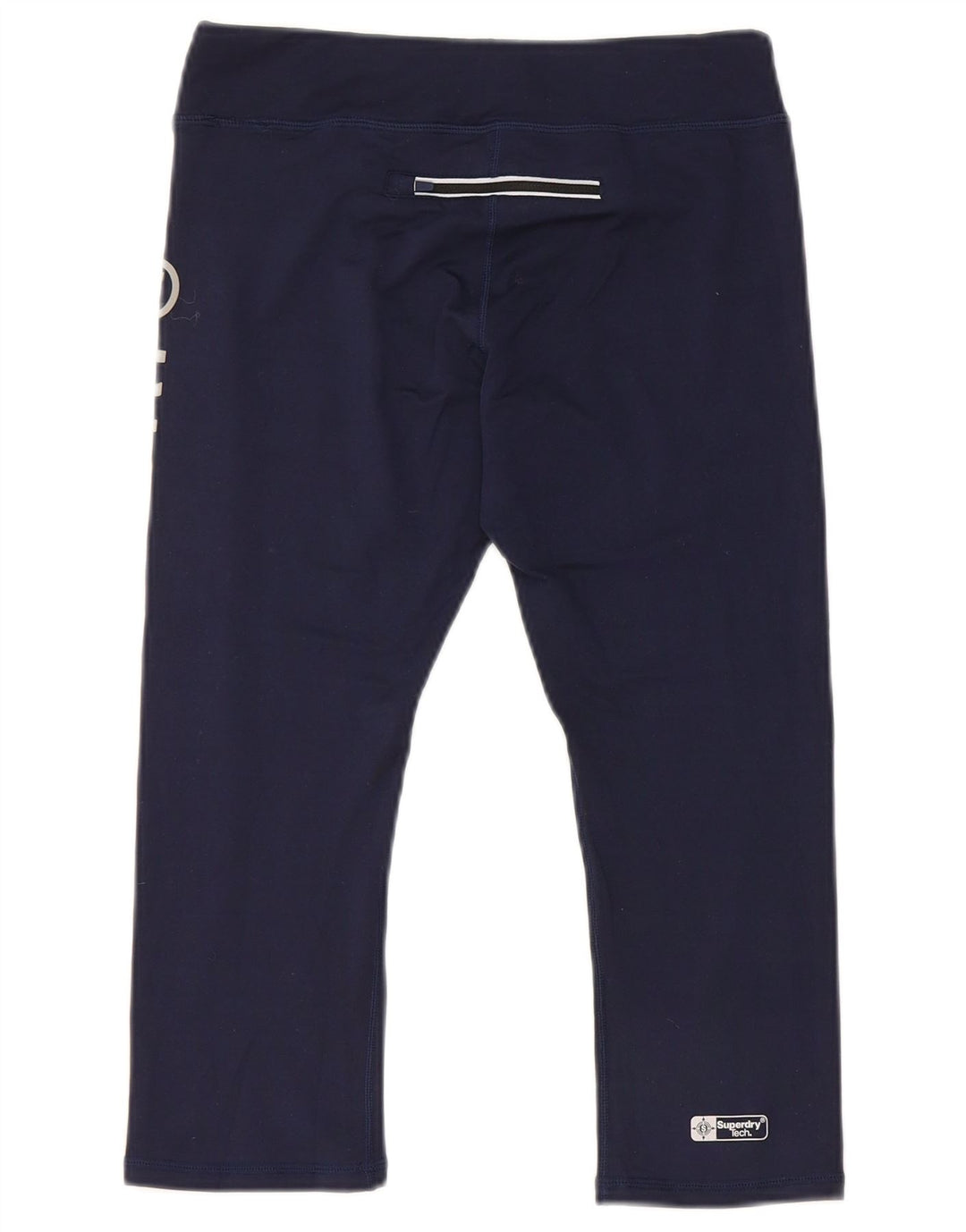 Superdry Graphic Capri Leggings til kvinder UK 6 XS Navy Blue Polyester