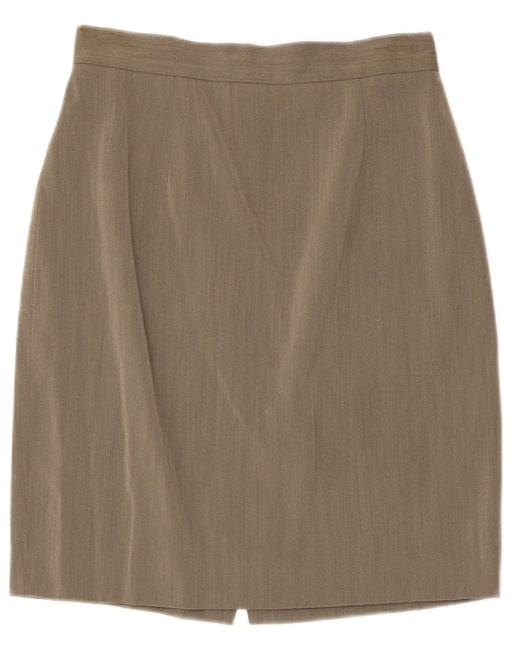 HENRY COTTONS Dame Pencil Skirt IT 44 Medium W28 Grå Uld