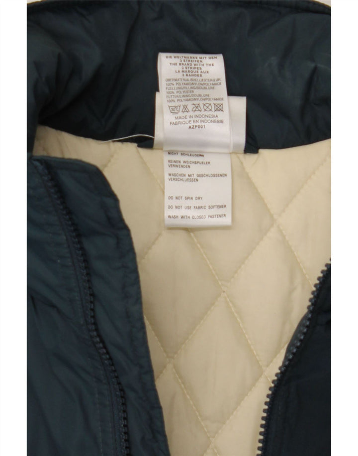 Adidas Polstret Herrejakke UK 38/40 Medium Navy Blue Nylon