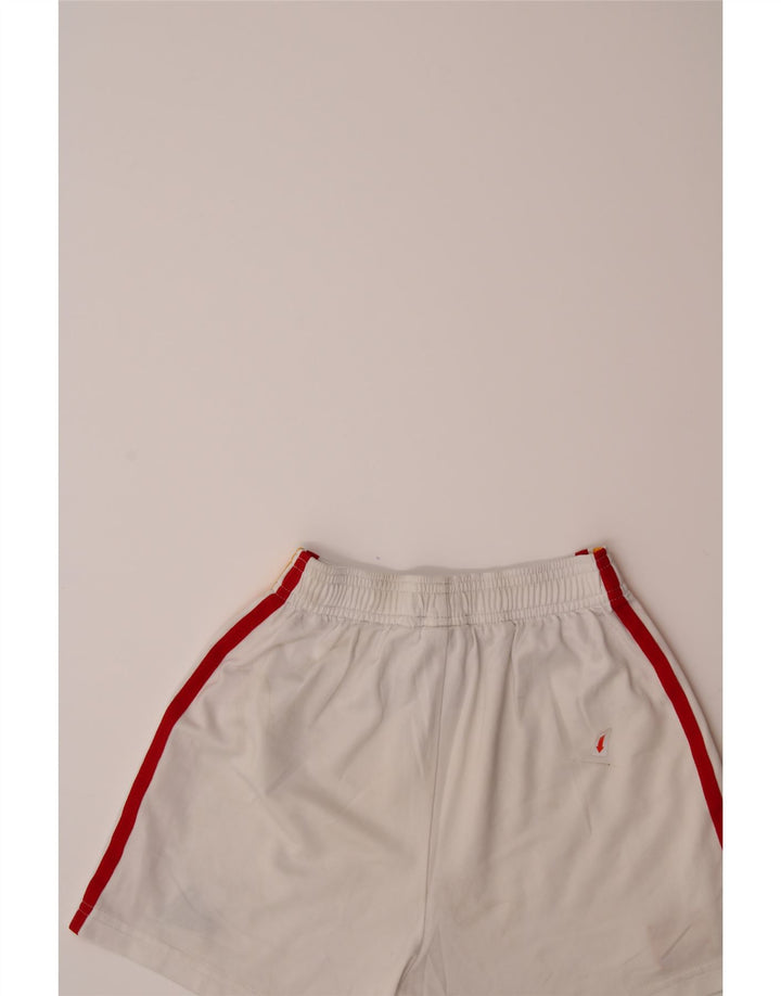 ADIDAS Boys Sport Shorts 9-10 Years  White Polyester Vintage Adidas and Second-Hand Adidas from Messina Hembry 