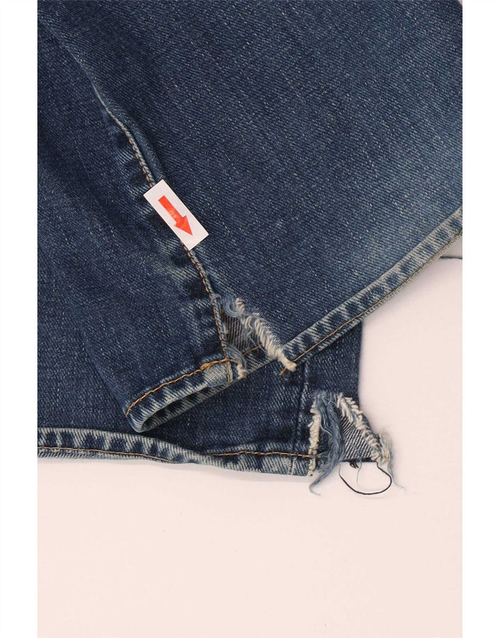 Diesel Straight Jeans til mænd W32 L30 Blå Bomuld