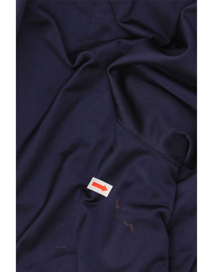 CHAMPION Mens Tracksuit Trousers Medium  Navy Blue Colourblock Polyester