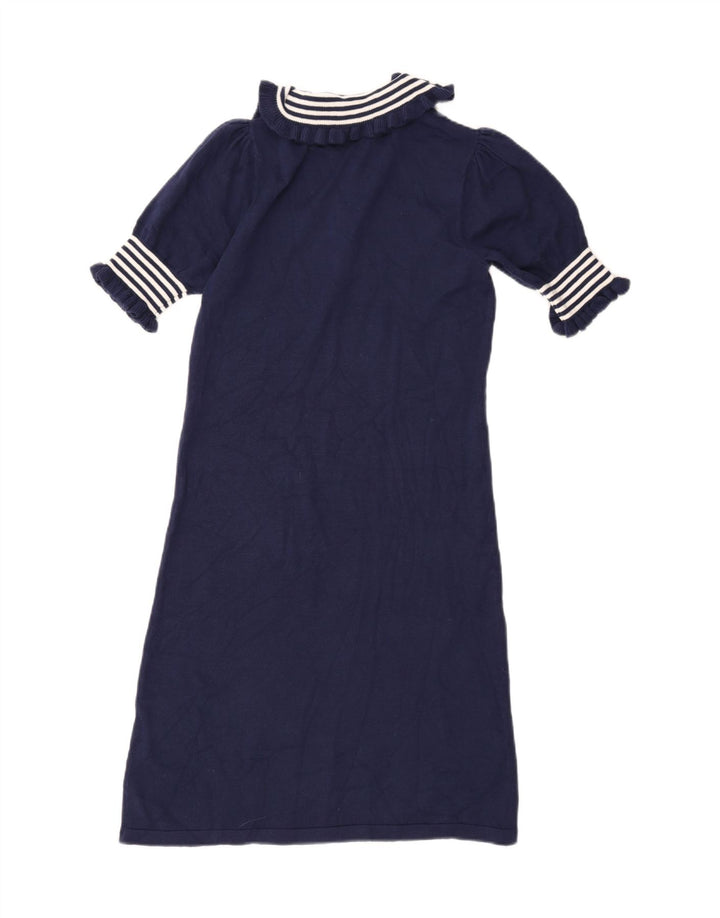 OASIS Womens Basic Dress UK 6 XS Navy Blue Acrylic Vintage Oasis and Second-Hand Oasis from Messina Hembry 