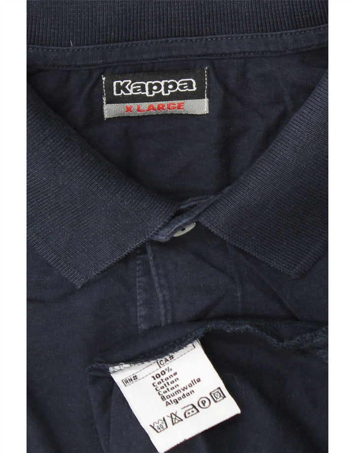 Kappa herre poloshirt XL marineblå bomuld