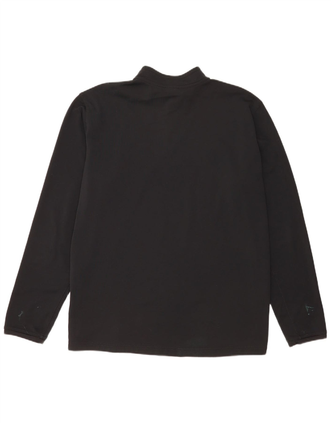 Nike Herre Dri Fit Pullover med lynlås-hals træningsdragt Top 2XL sort polyester