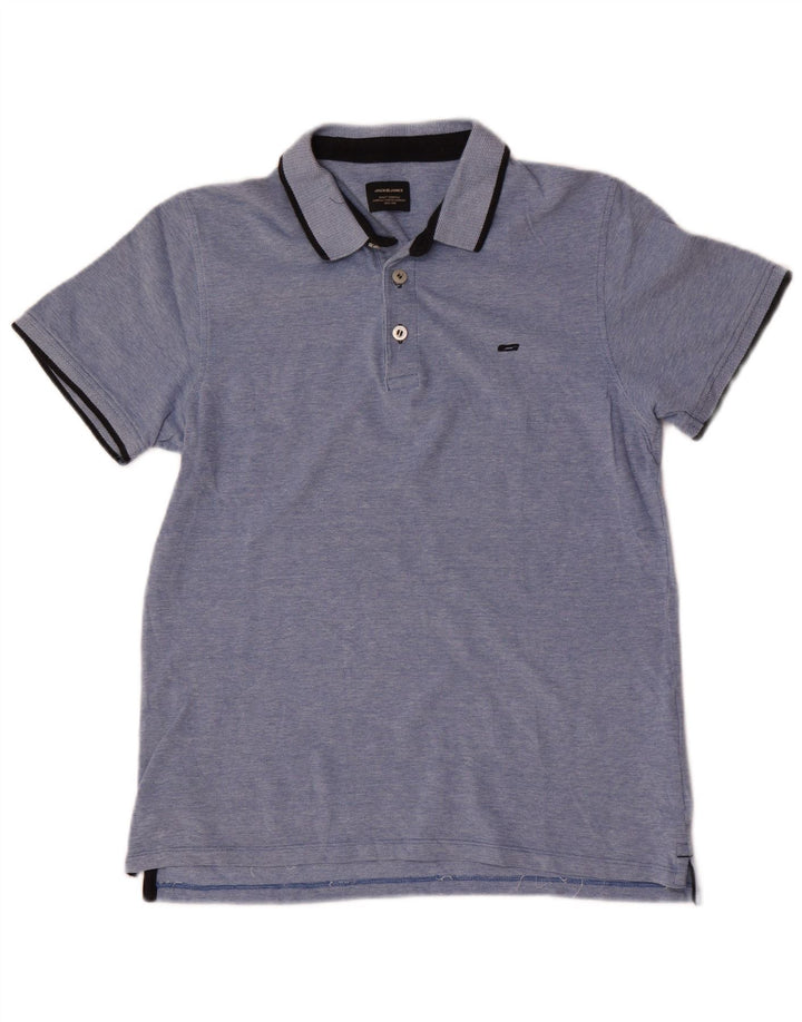 Jack & Jones Herre Regular Fit Polo Shirt Medium Blue Bomuld