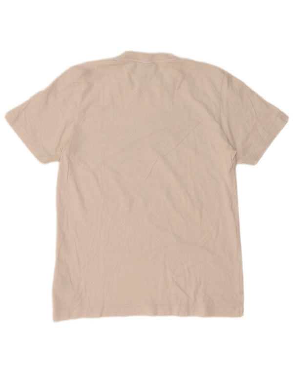 Adidas Grafisk T-shirt top til mænd Medium hvid bomuld