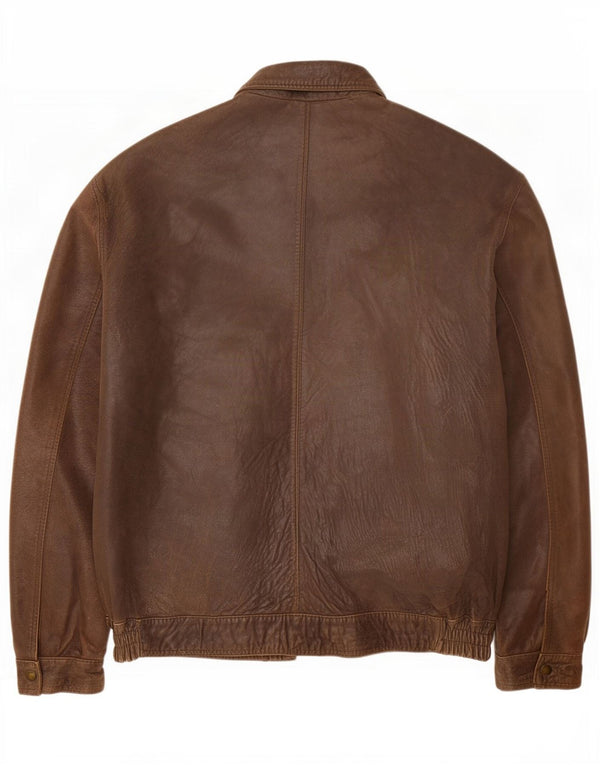 Pelletteria Herre Læderjakke UK 42 XL Brun