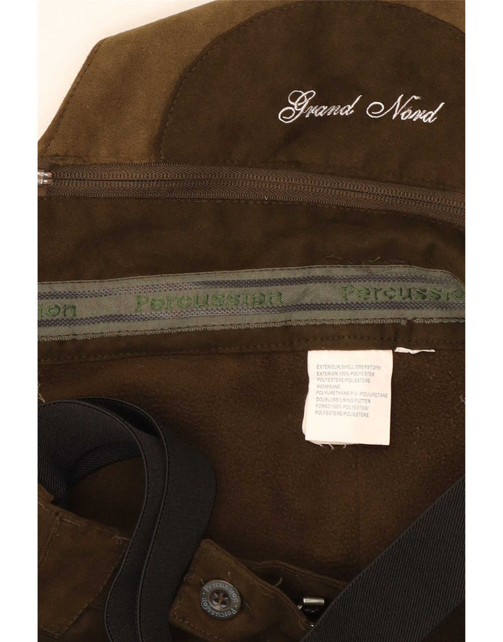 Percussion Herre Dungarees Cargo Bukser W34 L31 Khaki Colourblock