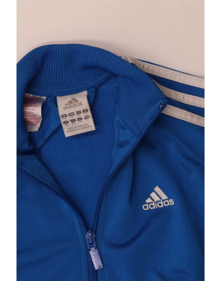 Adidas Træningsdragt Topjakke til drenge 7-8 år Blå Colourblock Polyester